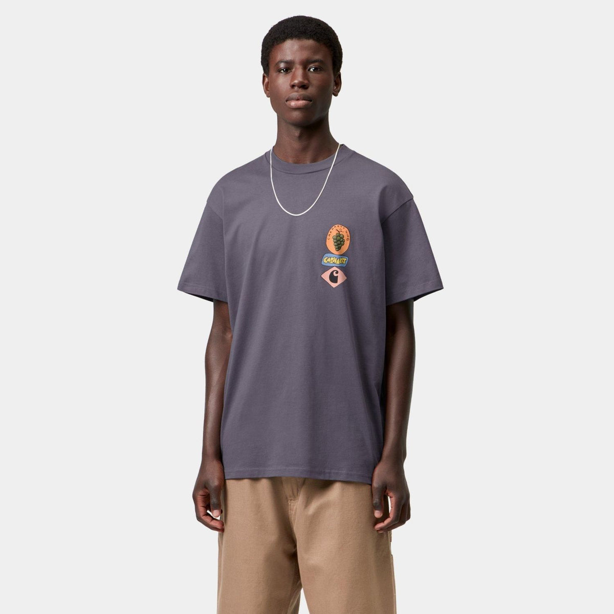 Carhartt WIP Stacked Grapes T-shirt Paars
