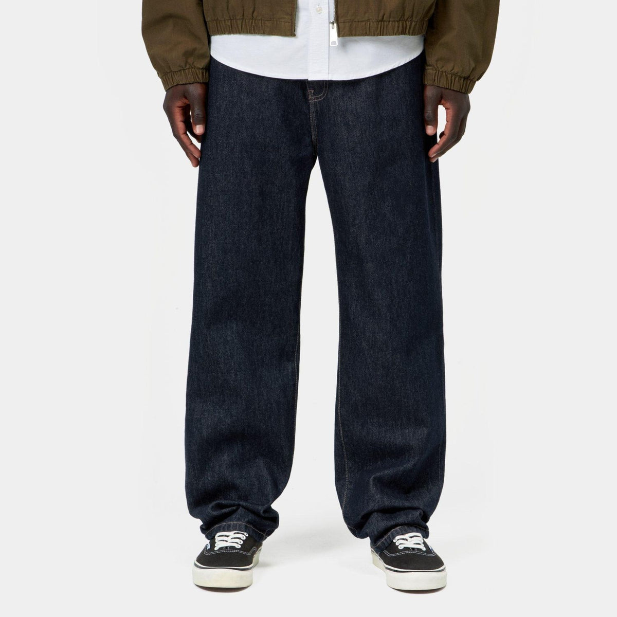 Carhartt WIP Aaron Jeans Donker Blauw