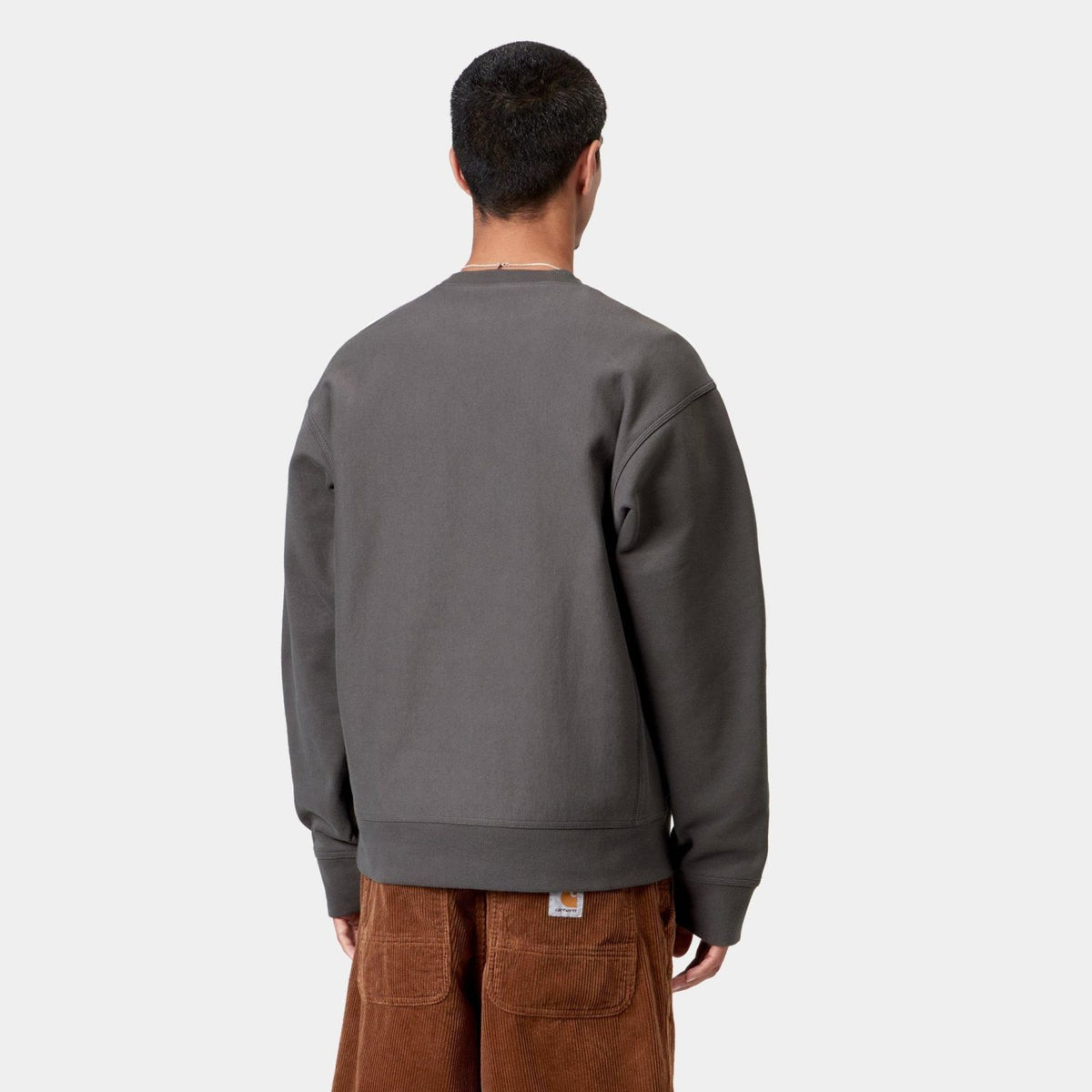 Carhartt WIP American Script Sweater Antraciet