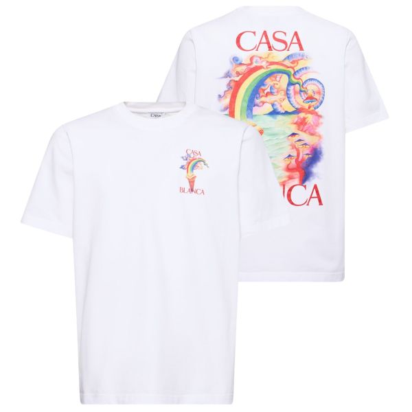 Casablanca Nature Teacher T-shirt Wit