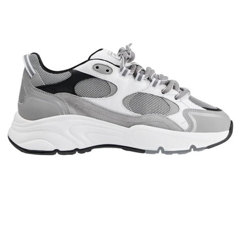 Cleens Pulse Runner Sneaker Wit/Grijs