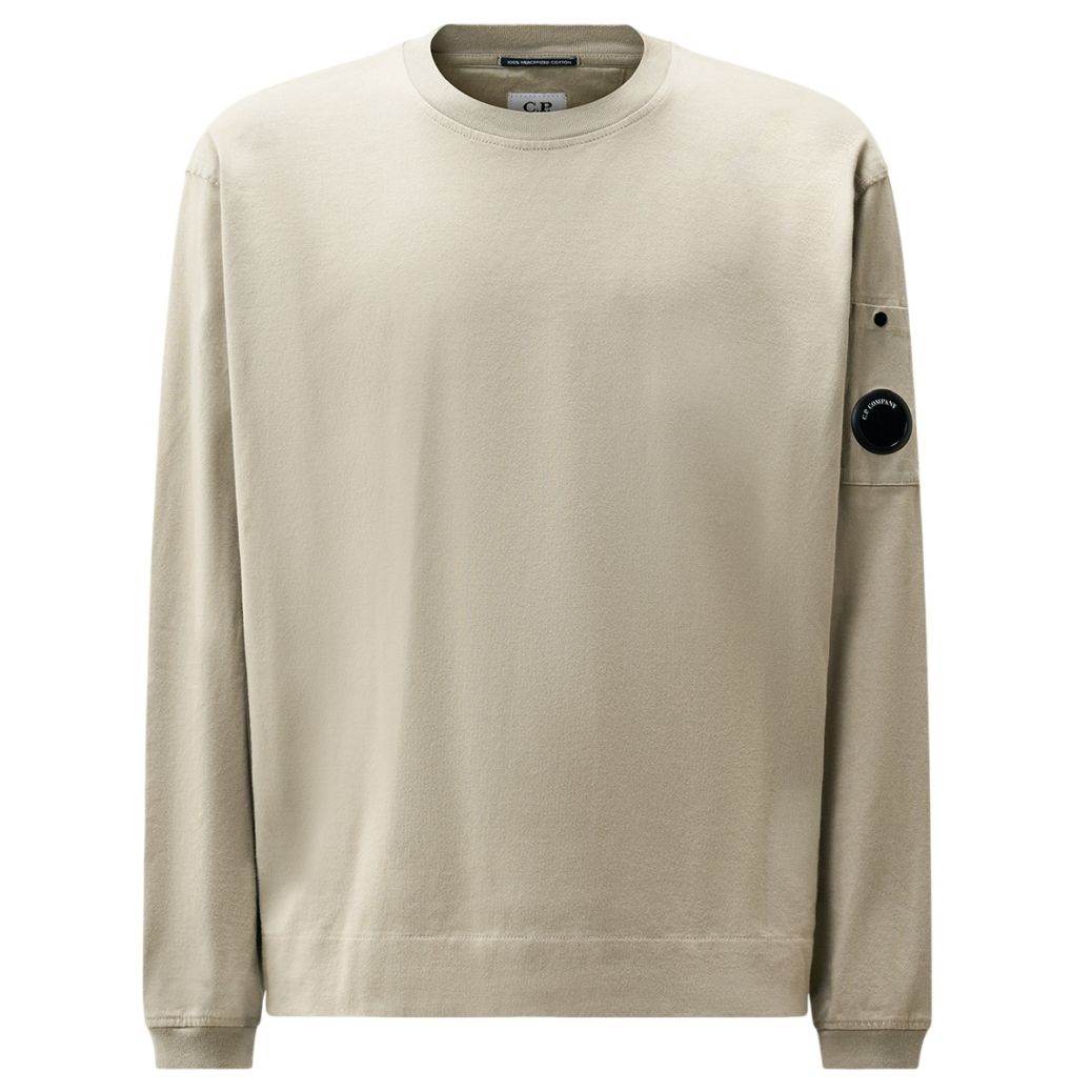 CP Company Mercerized Twisted Longsleeve T-shirt Grijs