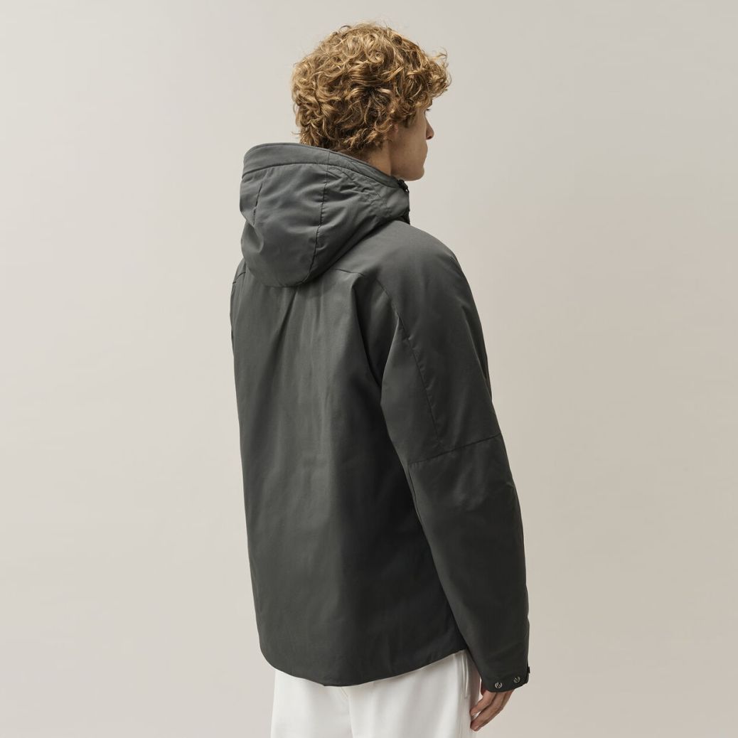 CP Company Pro-Tek Primaloft Silver Hooded Lens Jack Antraciet