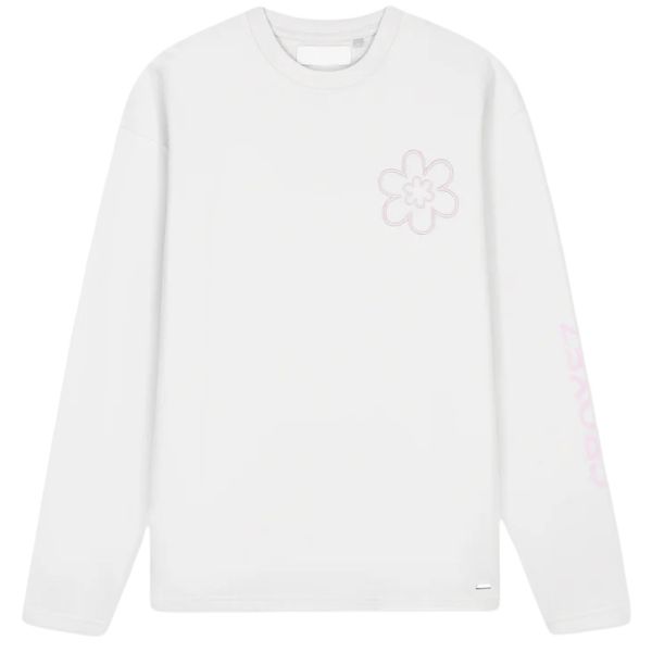 Croyez Contour De La Fleur Longsleeve T-shirt Grijs