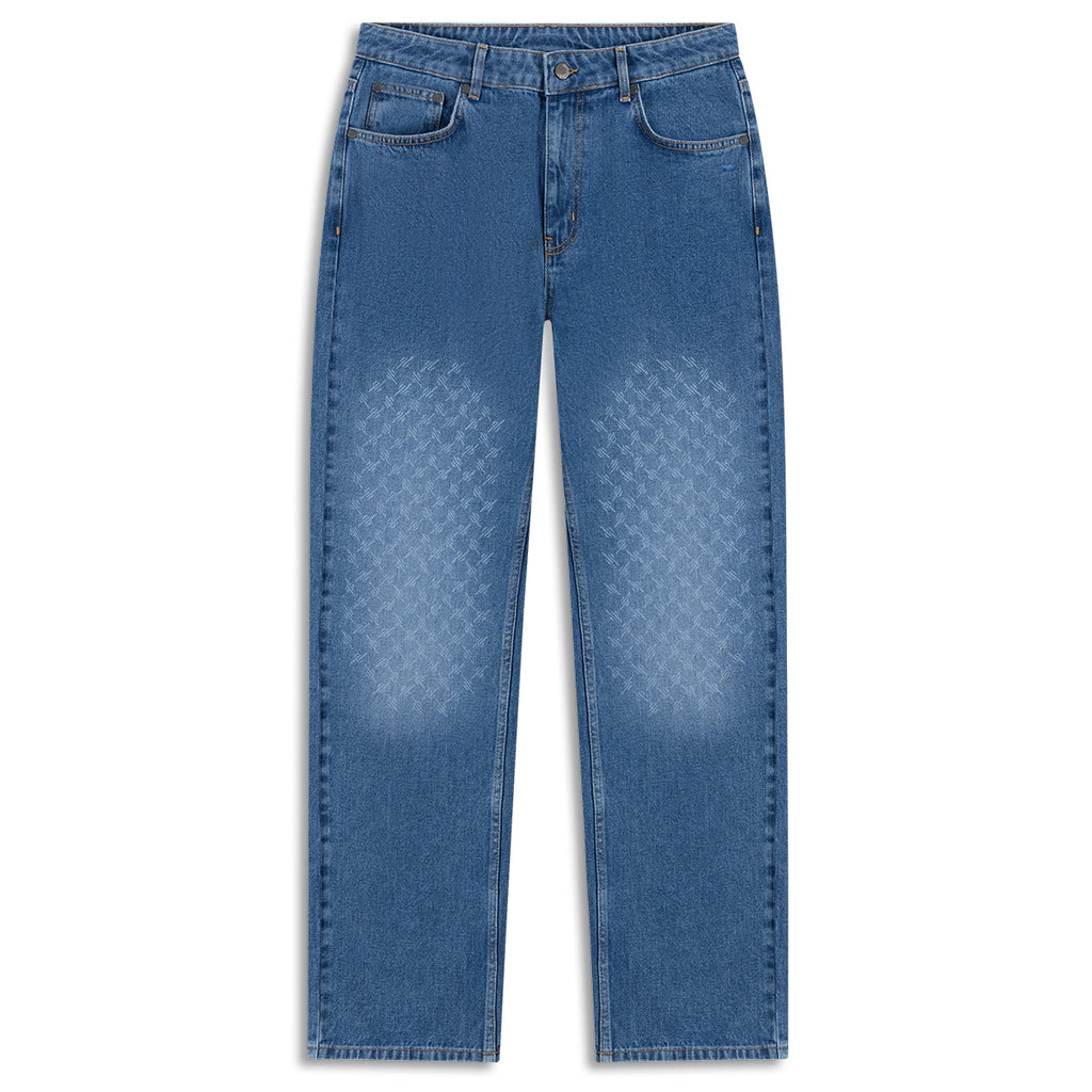 Daily Paper Faded Monogram Amba Jeans Blauw