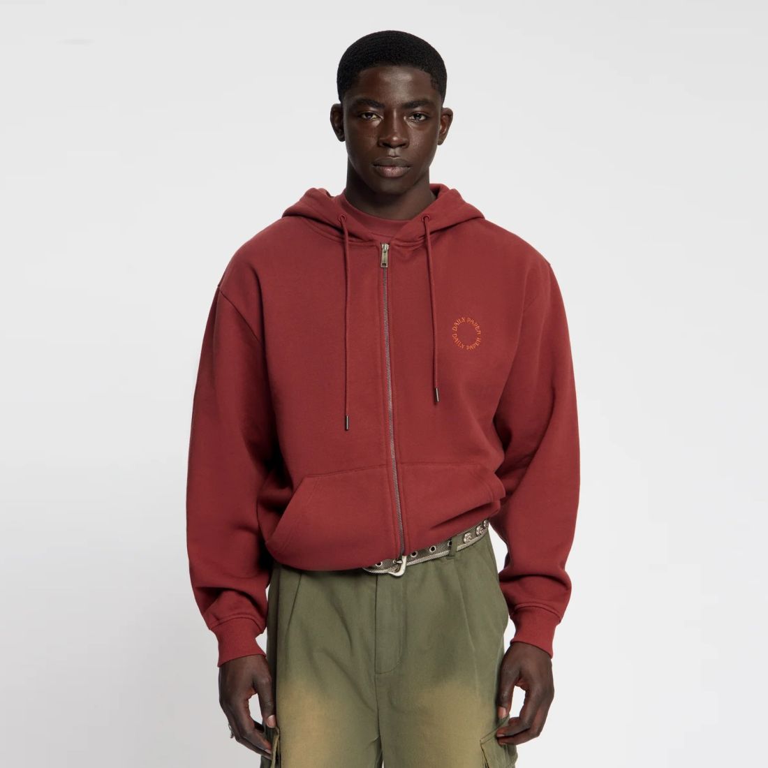 Daily Paper Orbit Embroidery Vest Bordeaux