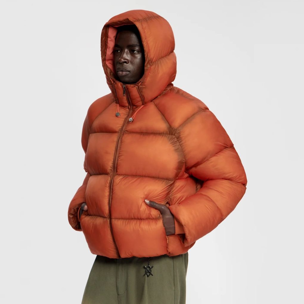 Daily Paper Raglan Sleeve Dias Puffer Oranje