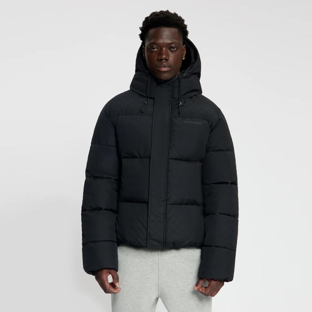 Daily Paper Sealed Monogram Puffer Zwart