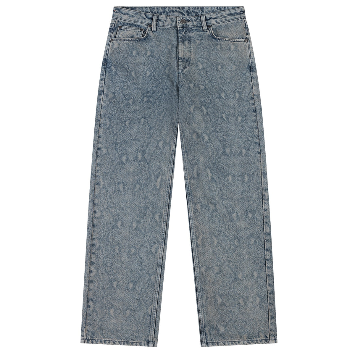 Daily Paper Snake Laser Amba Jeans Blauw