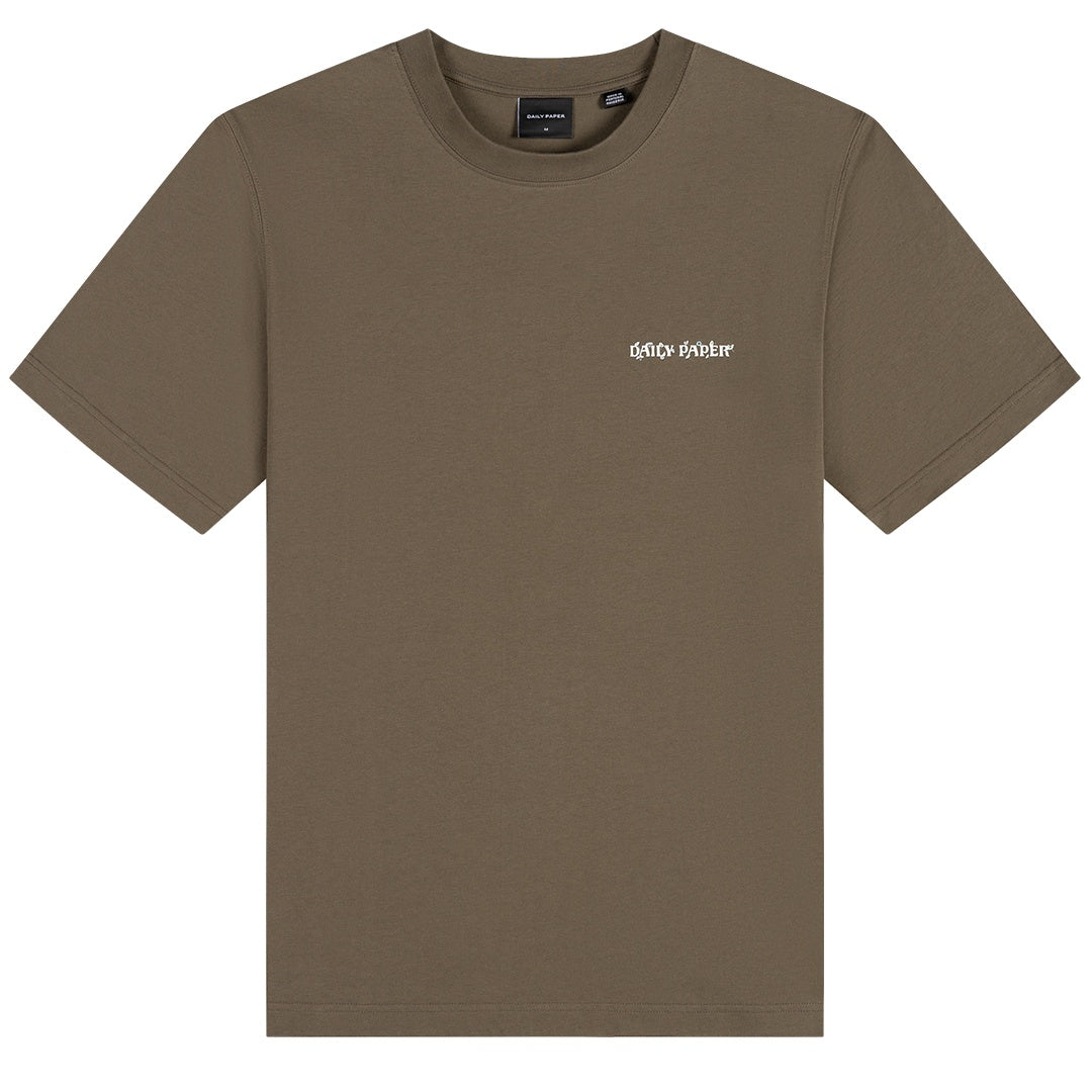Daily Paper Wish Plant Shield T-shirt Donker Groen