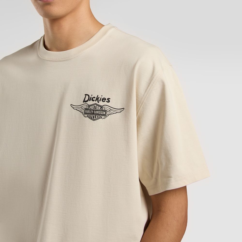 Dickies x Harley-Davidson Graphic T-shirt Off White – Mezaldy