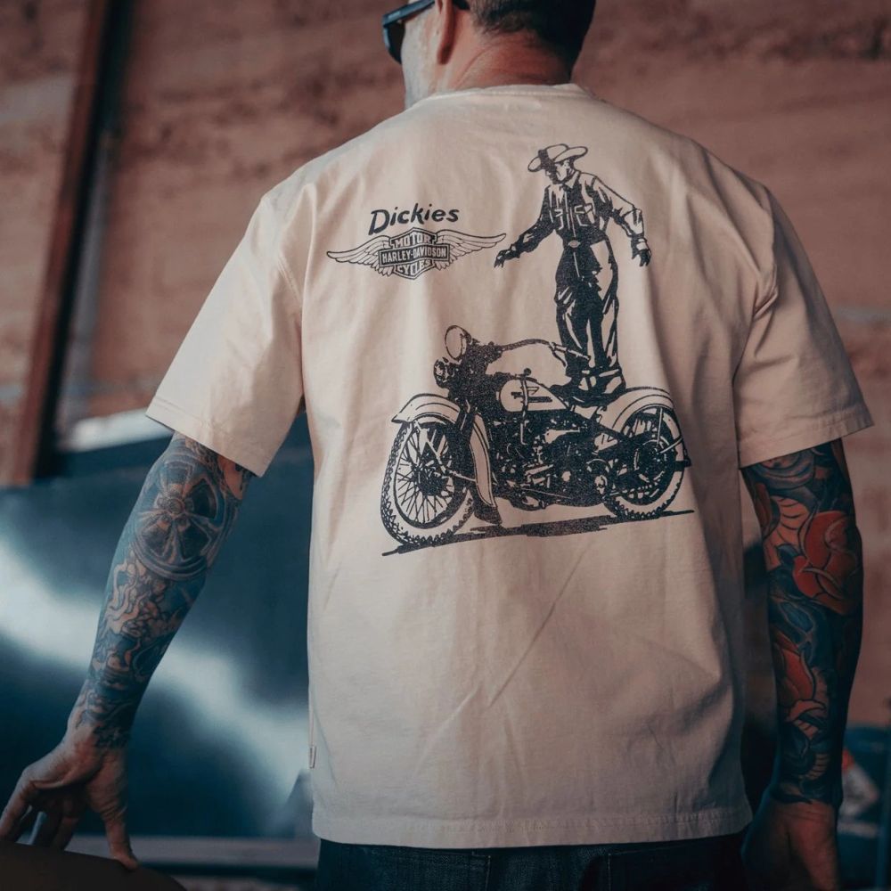Dickies x Harley-Davidson Graphic T-shirt Off White – Mezaldy