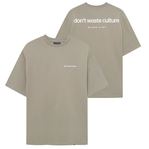 Don't Waste Culture Cleo T-shirt Licht Groen