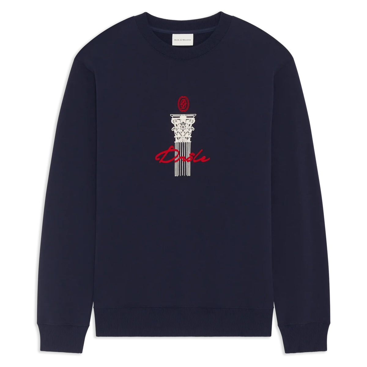 Drôle De Monsieur Drôle Column Sweater Navy