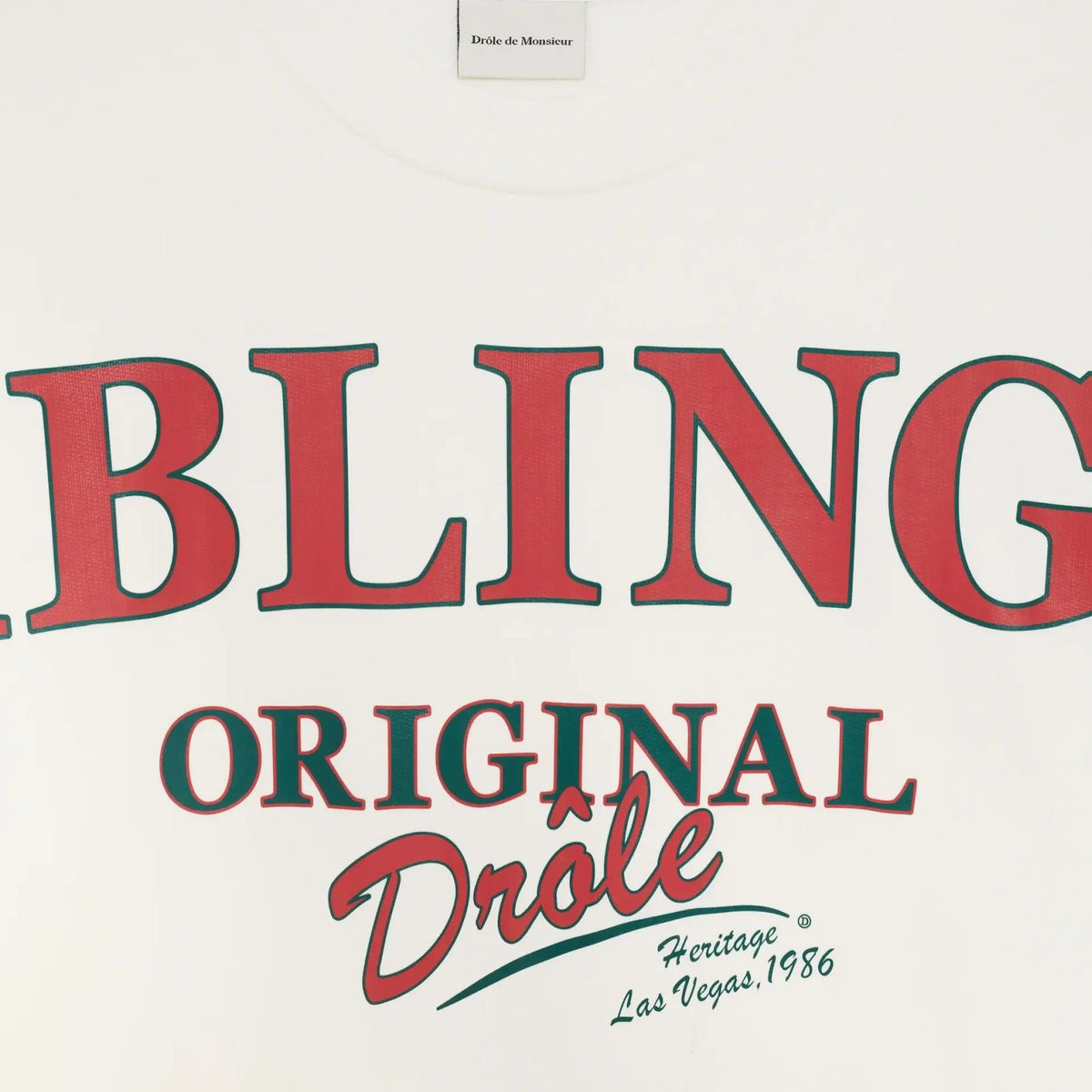 Drôle De Monsieur Gambling Hall Sweater Off White