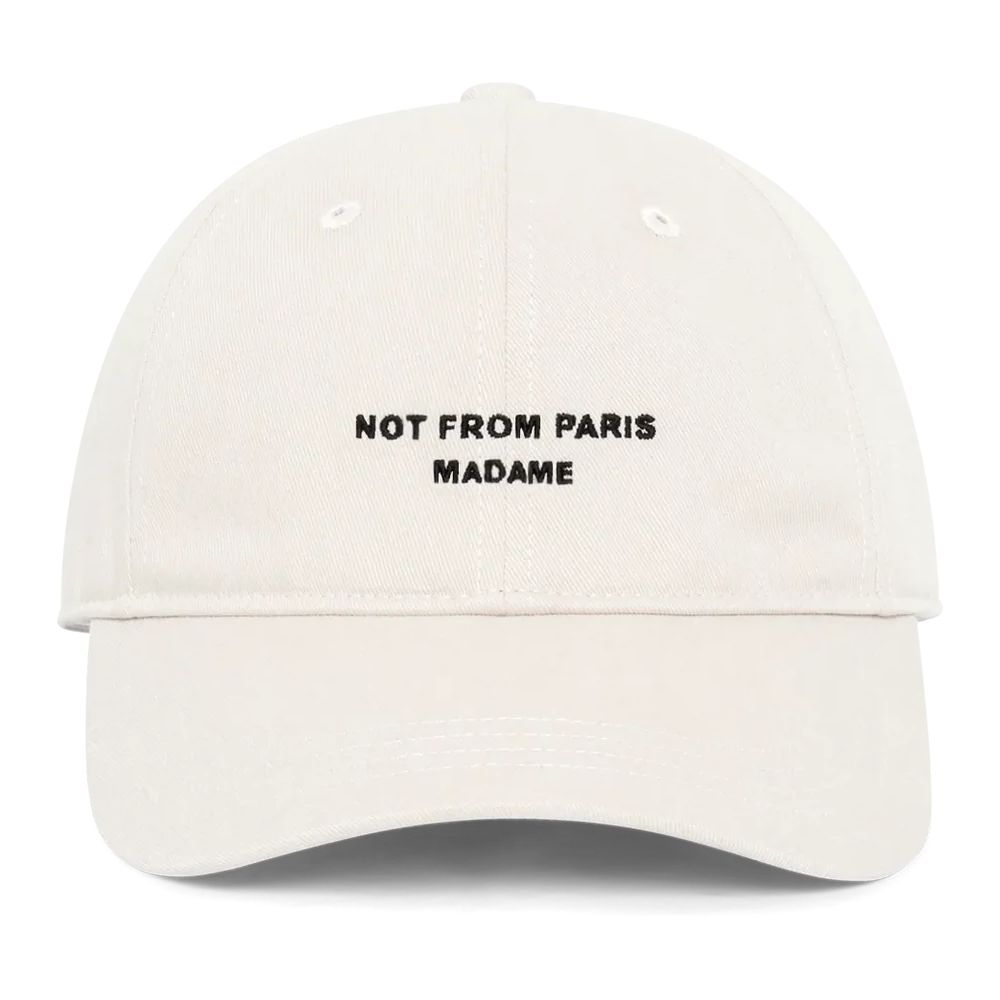Drôle De Monsieur Slogan Cap Wit