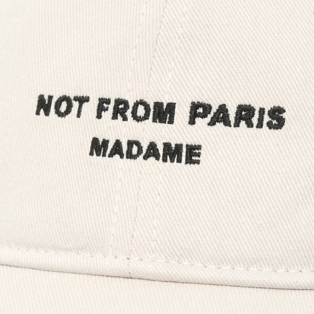 Drôle De Monsieur Slogan Cap Wit