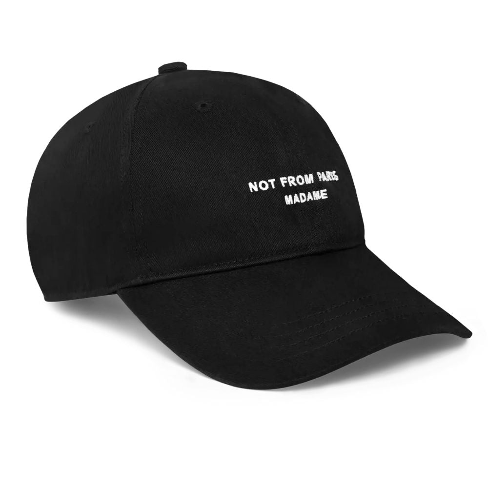 Drôle De Monsieur Slogan Cap Zwart