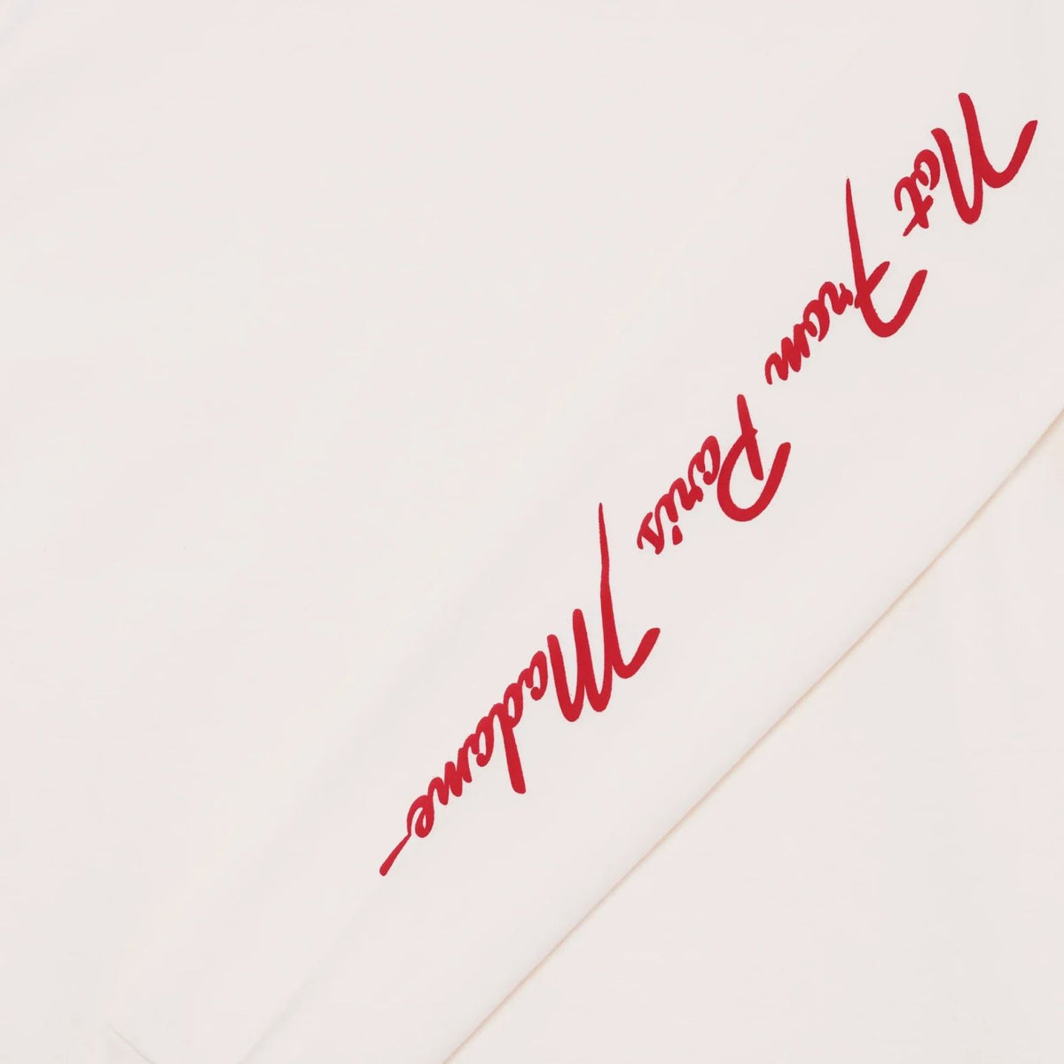 Drôle De Monsieur Slogan Longsleeve T-shirt Off White