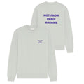 Drôle De Monsieur Slogan Sweater Grijs