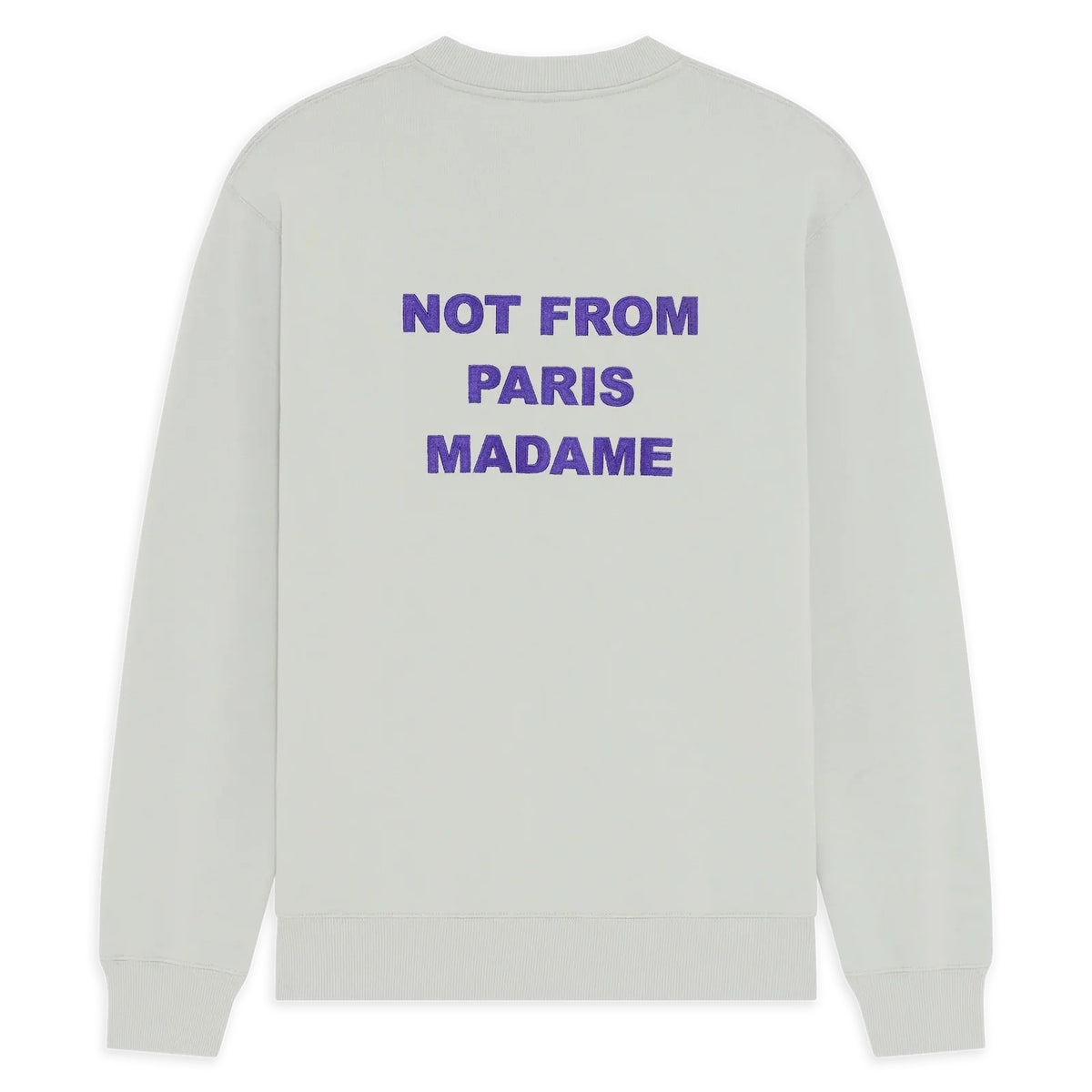 Drôle De Monsieur Slogan Sweater Grijs