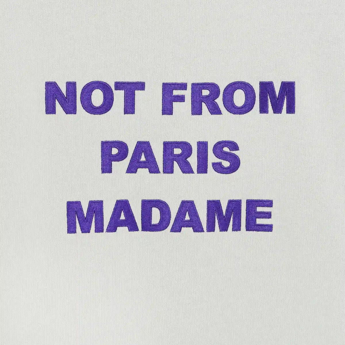 Drôle De Monsieur Slogan Sweater Grijs