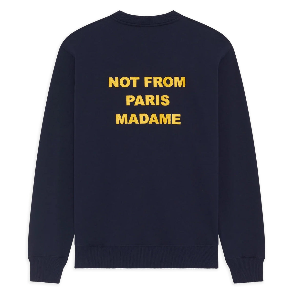 Drôle De Monsieur Slogan Sweater Navy