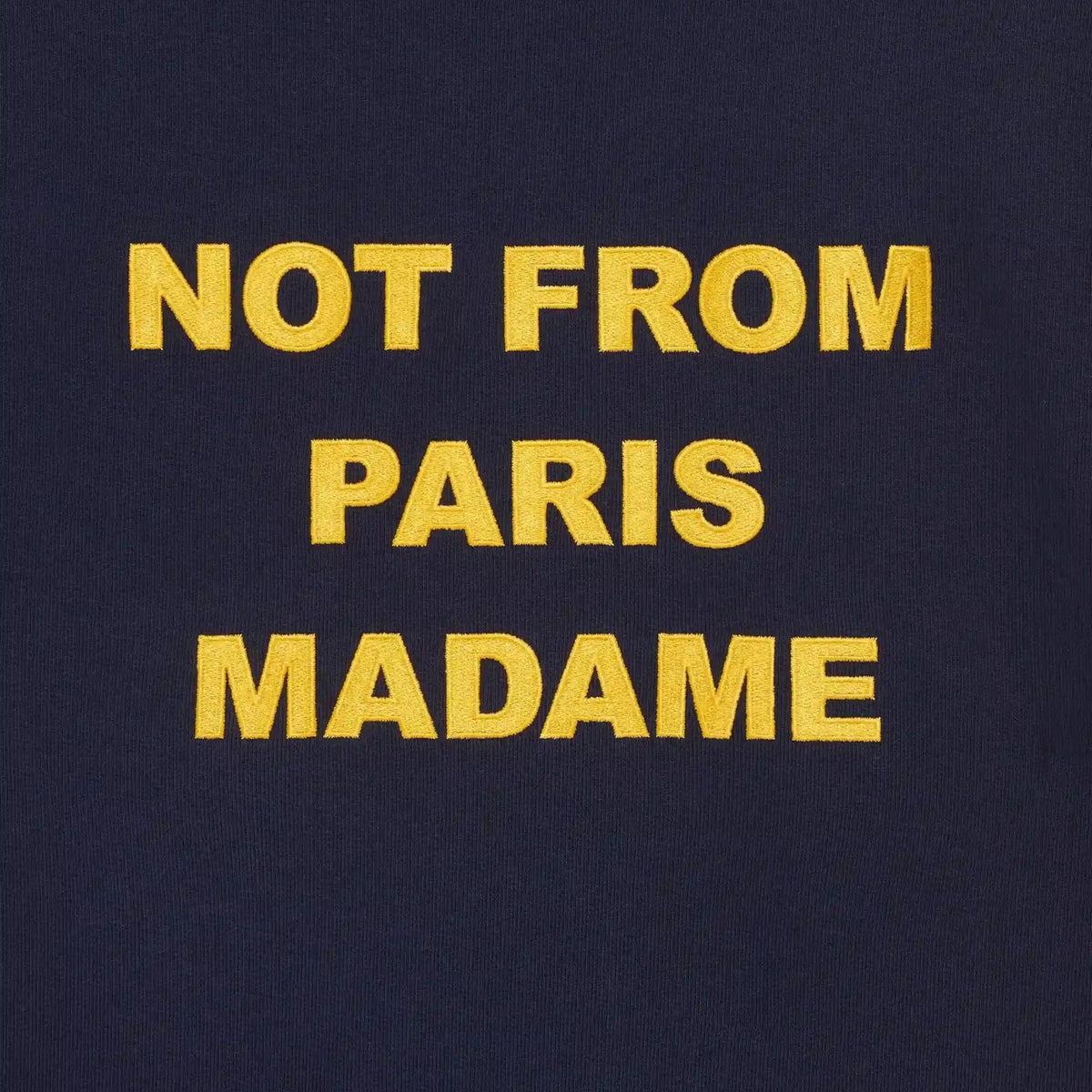Drôle De Monsieur Slogan Sweater Navy