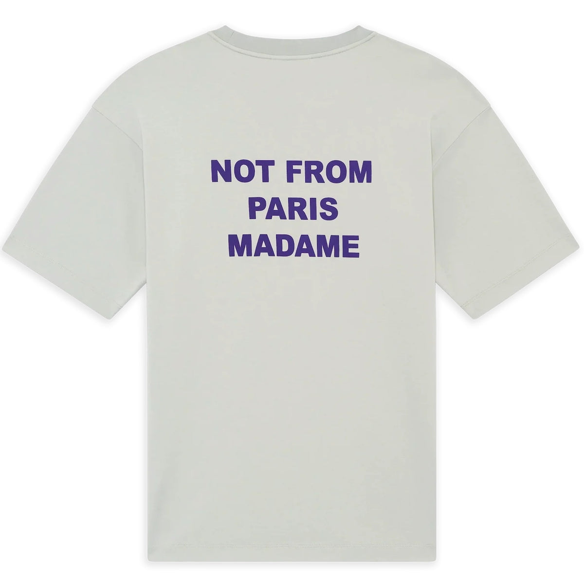 Drôle De Monsieur Slogan T-shirt Grijs