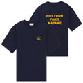 Drôle De Monsieur Slogan T-shirt Navy