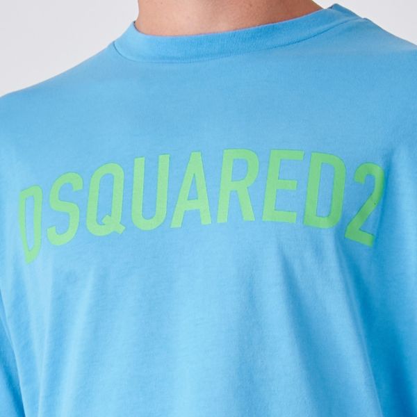 Dsquared2 Loose Fit T-shirt Blauw