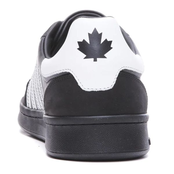 Dsquared2 Striped Sneaker Zwart/Wit