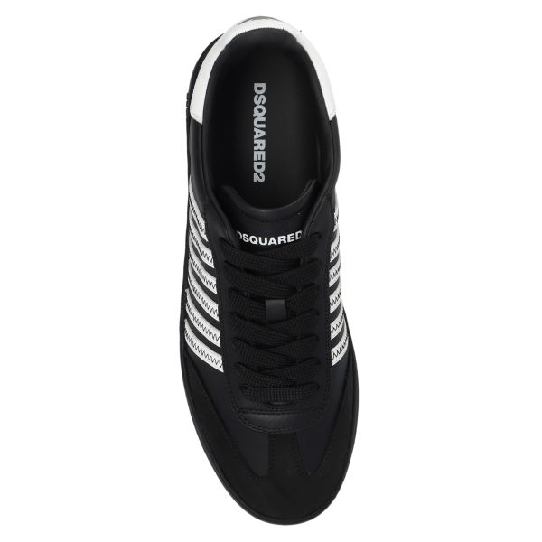 Dsquared2 Striped Sneaker Zwart/Wit