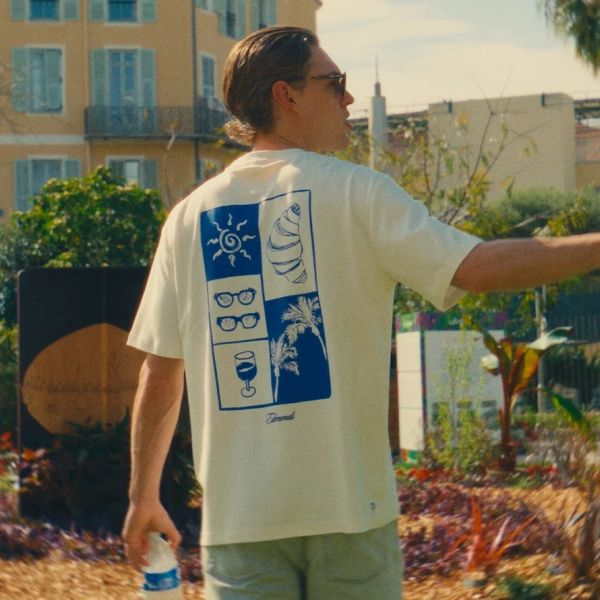 Edmonds Le Croissant T-shirt Off White