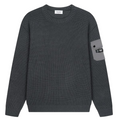 Quotrell Falcon Knitted Sweater Antraciet