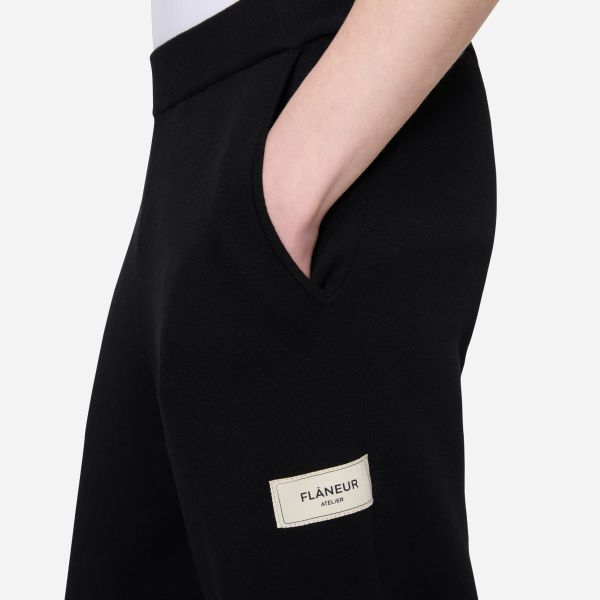 Flâneur Atelier Knit Broek Zwart