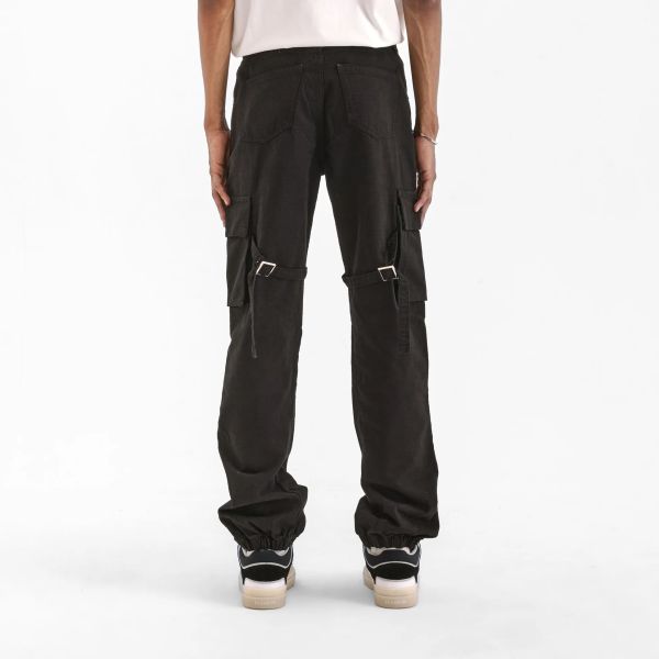 Flâneur Cargo Broek Zwart