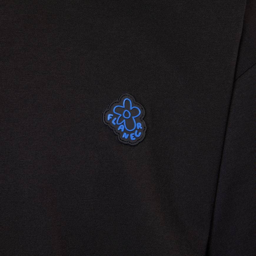 Flâneur Rubber Blossom T-shirt Zwart