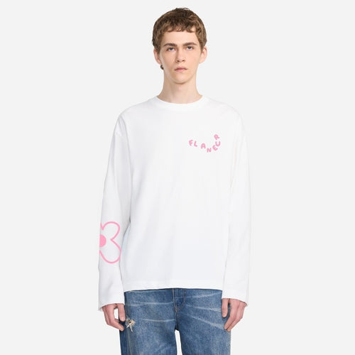 Flâneur Blossom Longsleeve T-shirt Wit
