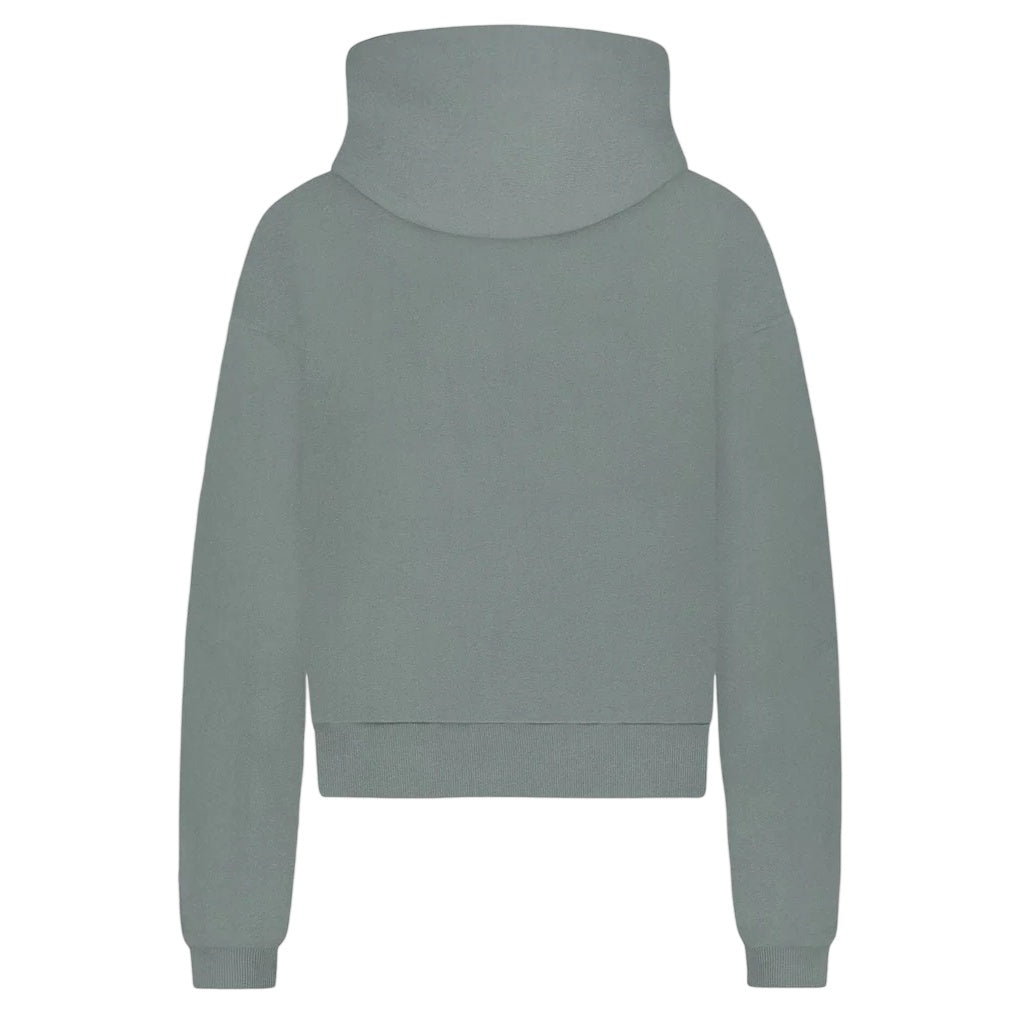 Flâneur Embossed Zip-Up Vest Donker Blauw
