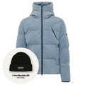 Genti Cross Rib Structured Puffer Blauw