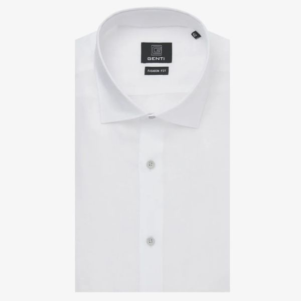 Genti Houston Overhemd Wit
