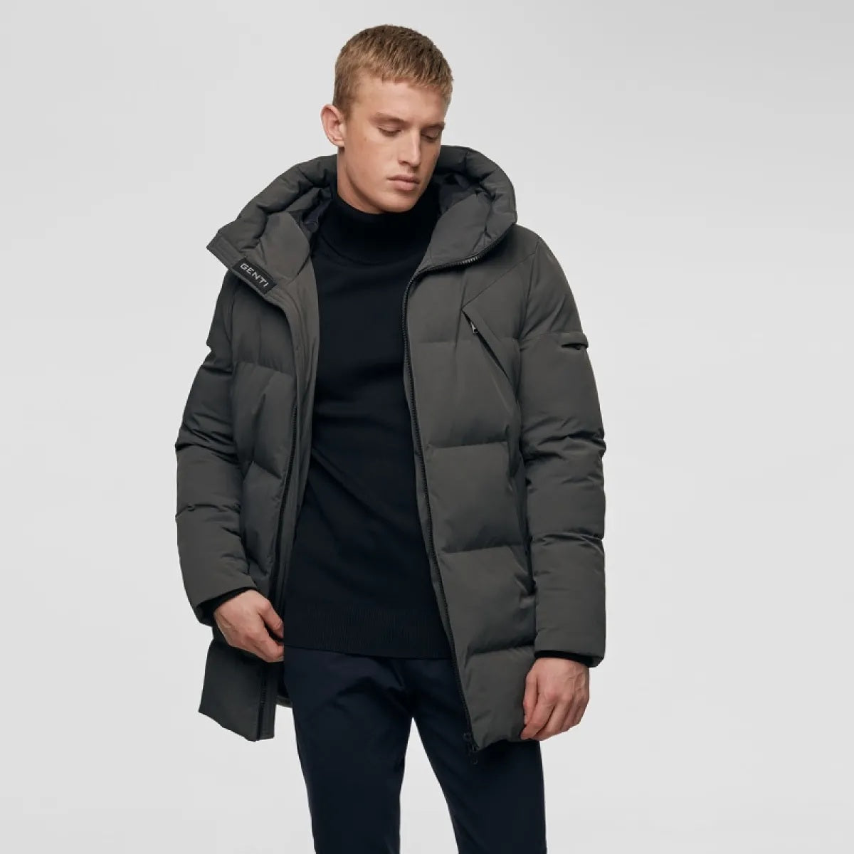 Genti Chris Parka Antraciet
