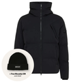 Genti Cross Puffer Zwart