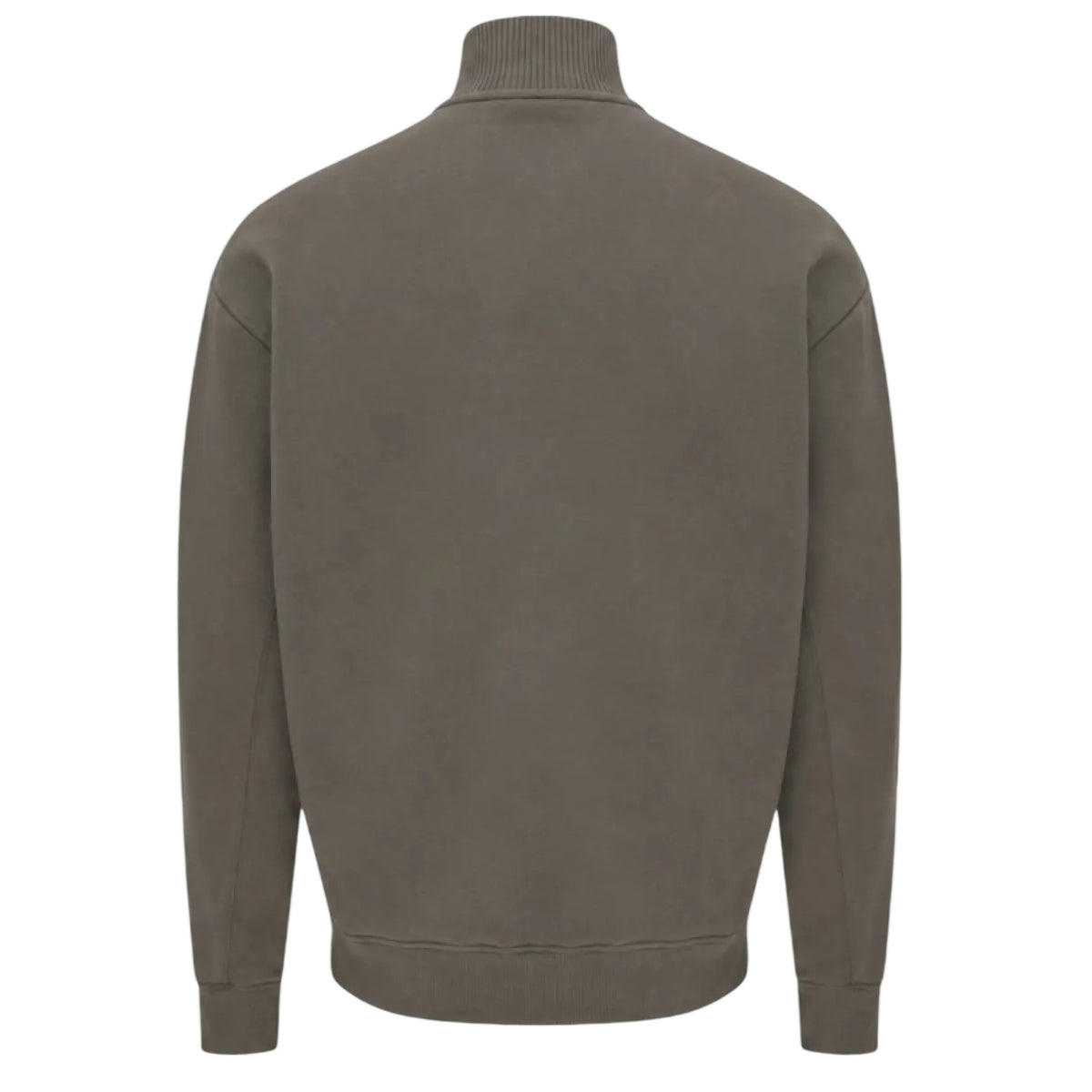 Genti Logo Turtle Half Zip Sweater Donker Groen
