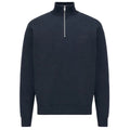 Genti Logo Turtle Half Zip Sweater Navy