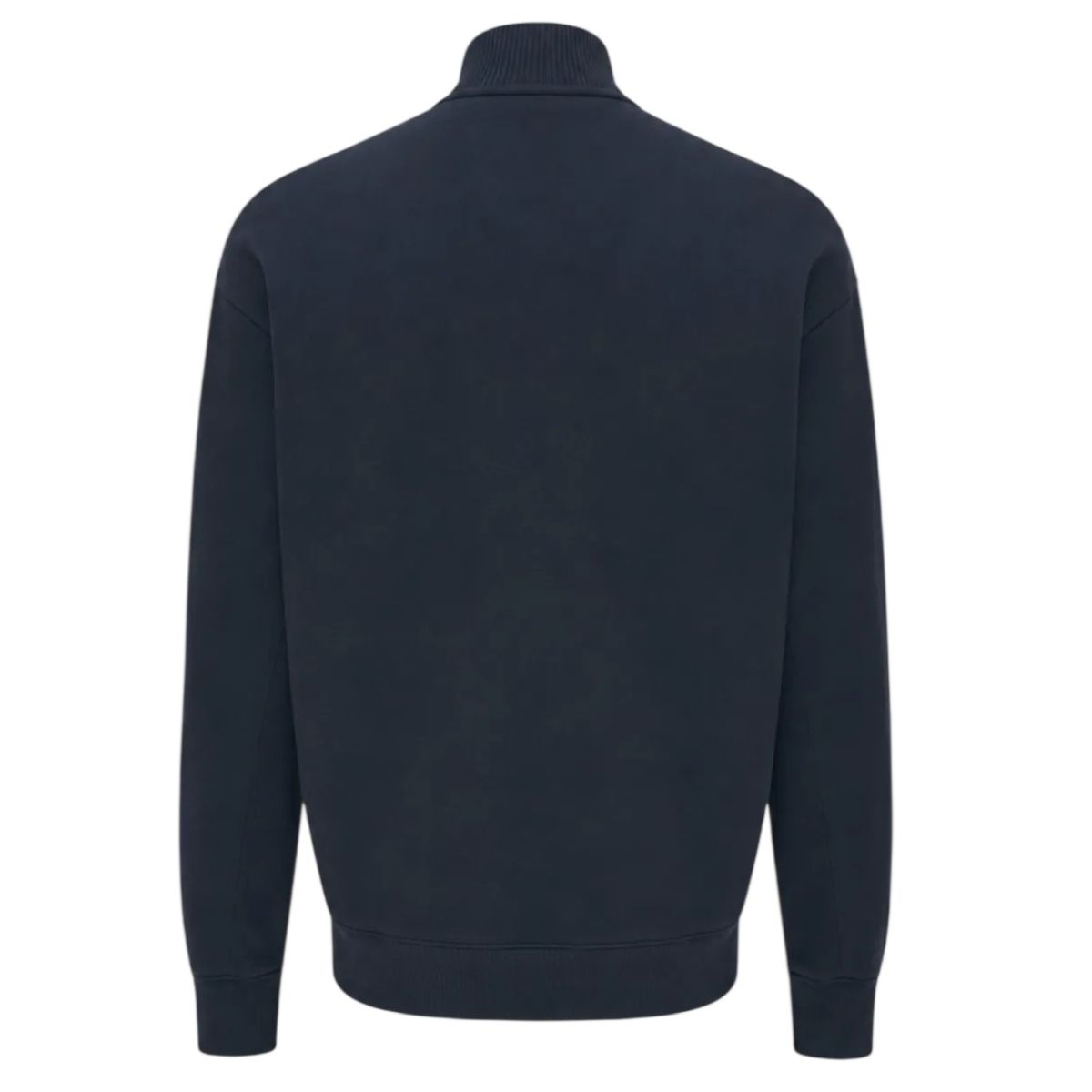 Genti Logo Turtle Half Zip Sweater Navy