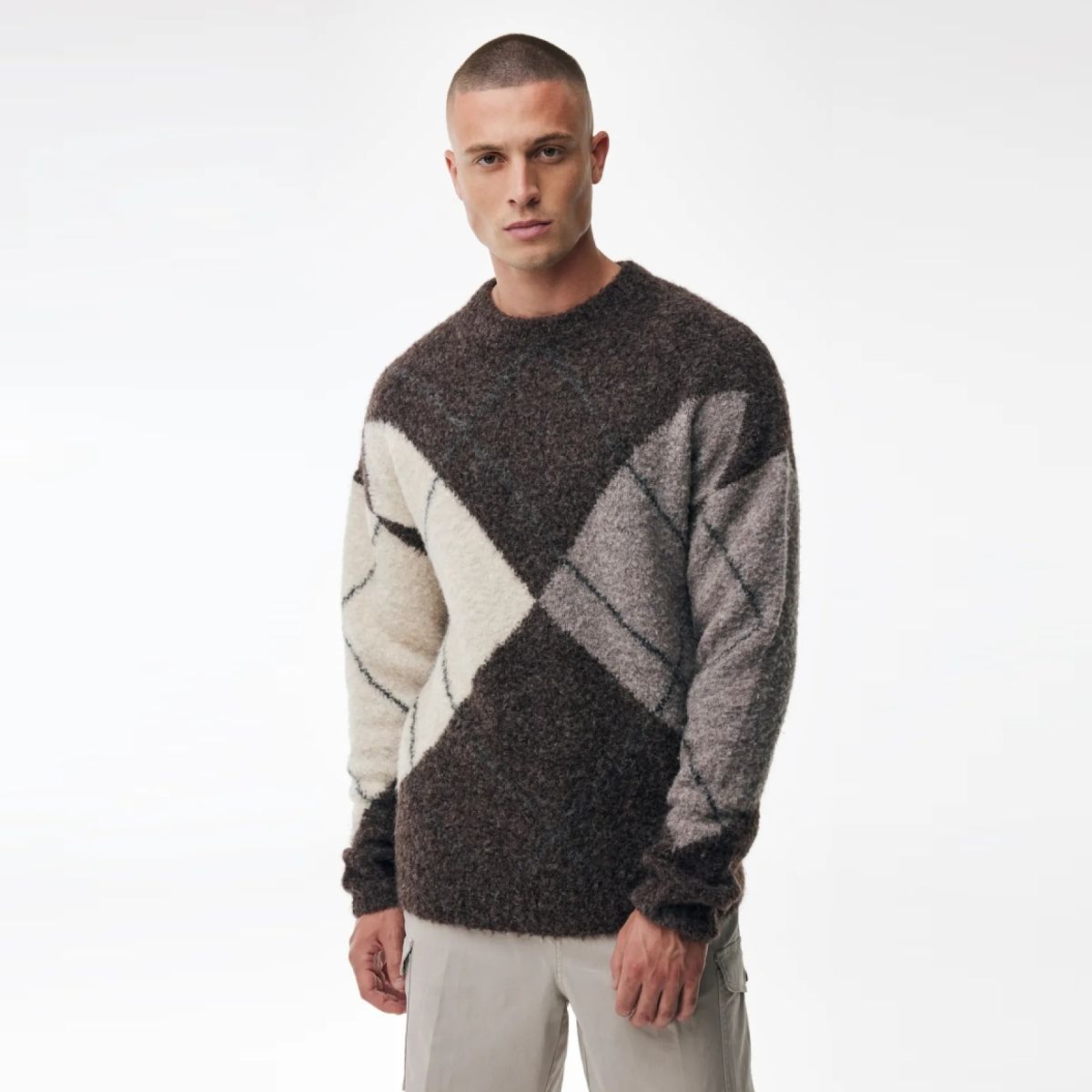 Genti Monogram Sweater Bruin