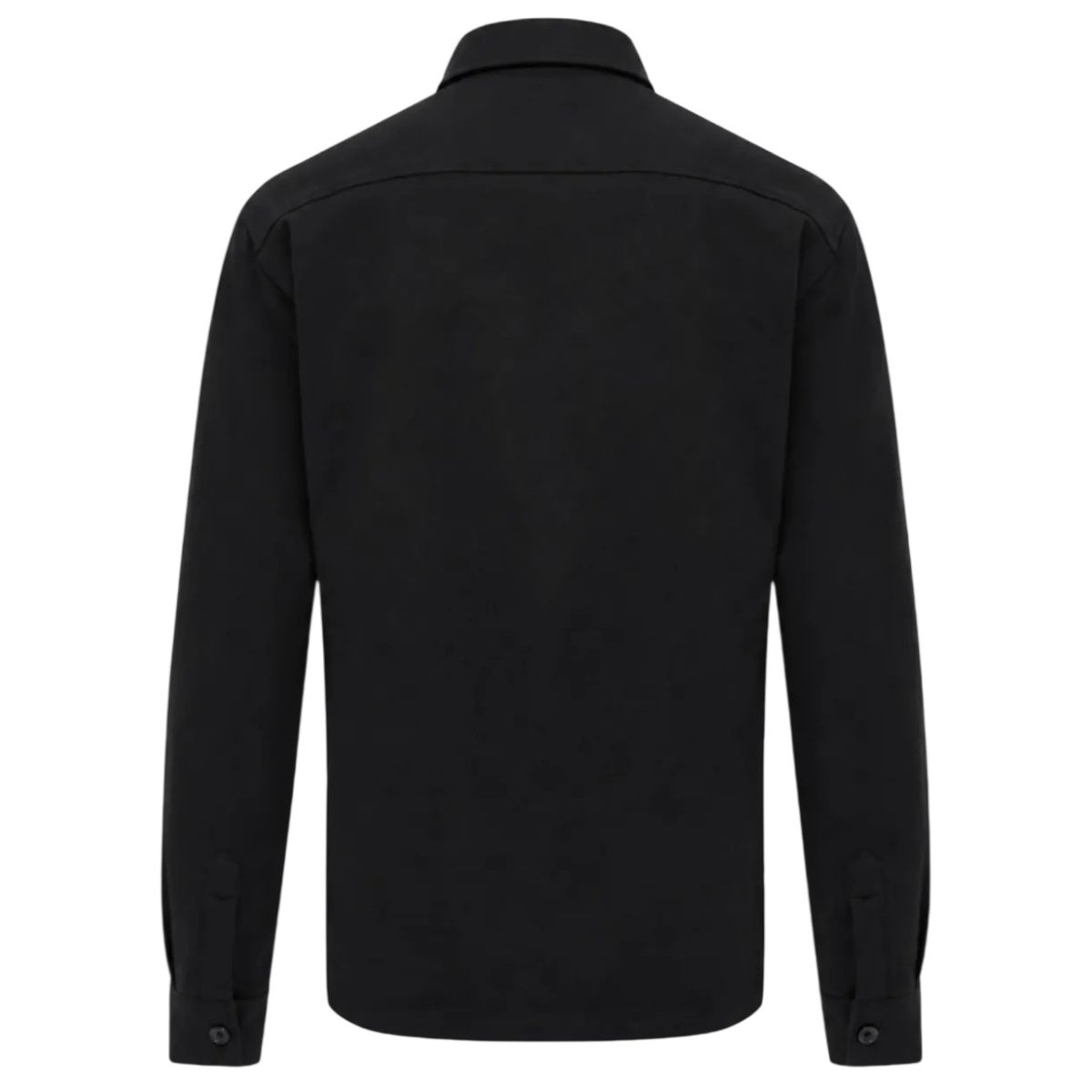 Genti Oaks Zip Overshirt Zwart