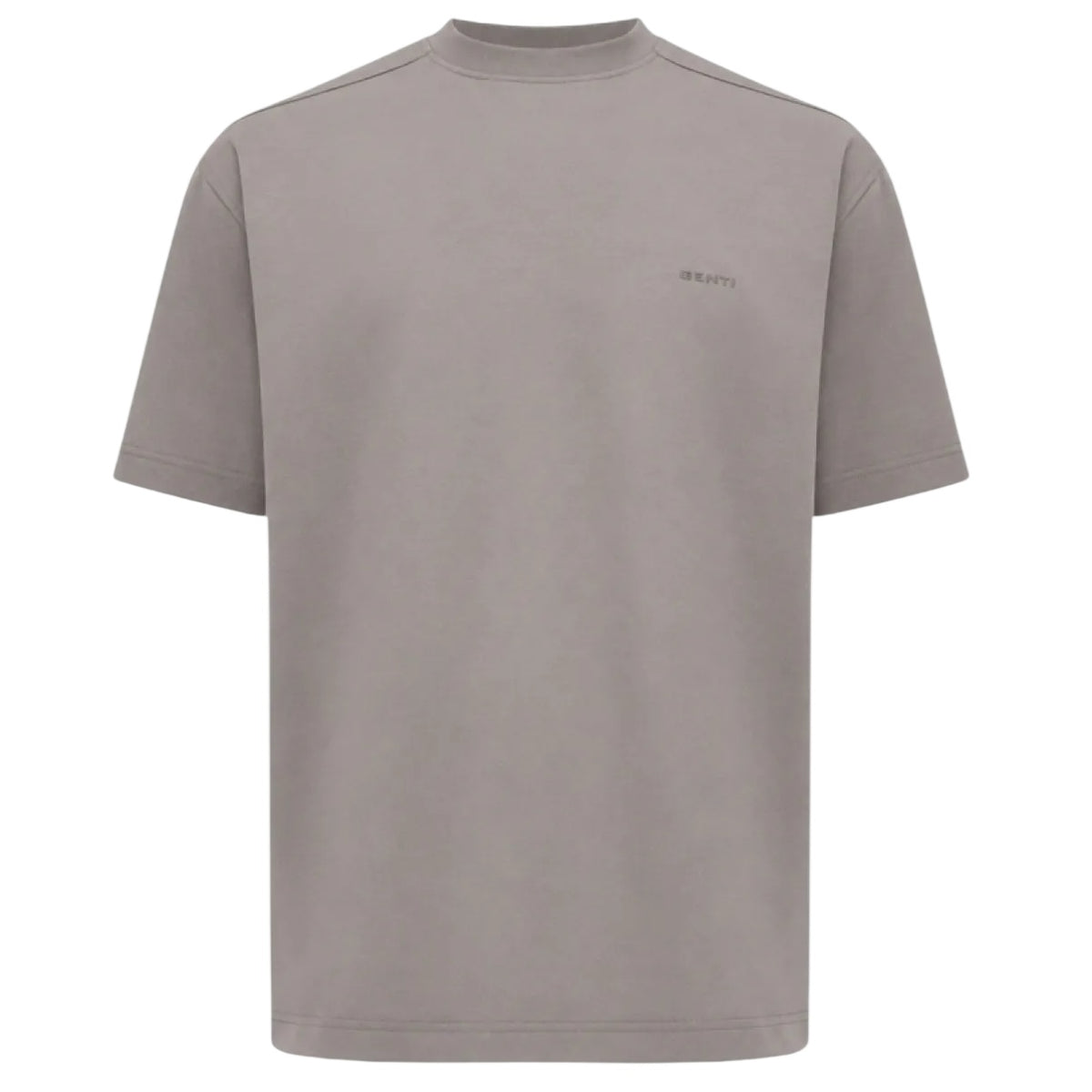 Genti Relaxed Fit T-shirt Bruin